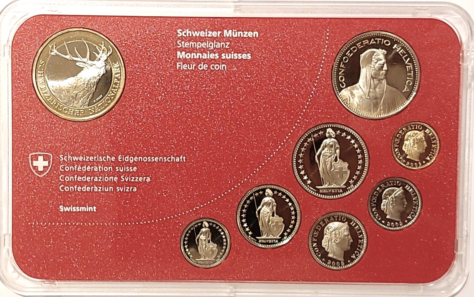 Tutti le monete: Münzsatz Schweiz 2009 stgl. – Nuovo (secondo la descrizione) da Arch venduto da coinsandmore 3
