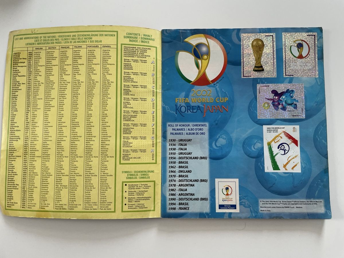 Panini Carte collezionabili: Album Panini WM 2002 – Usato da Evilard venduto da Leomau 1