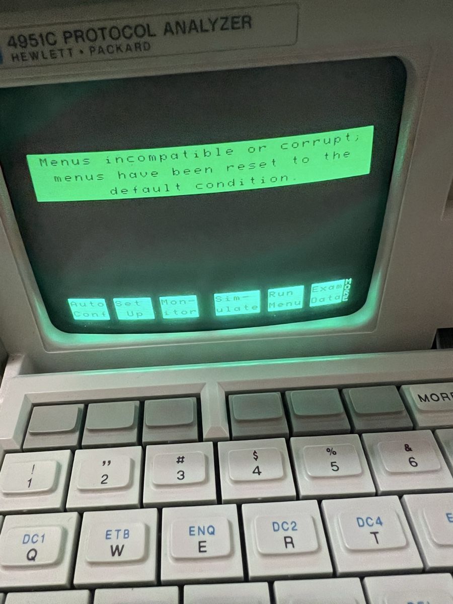Hewlett Packard Misurare: HP 4951C Protocol Analyzer inkl Tasche Kabel Disketten 18180 – Usato da Oberhofen Thun'see venduto da SwissTreasure 1