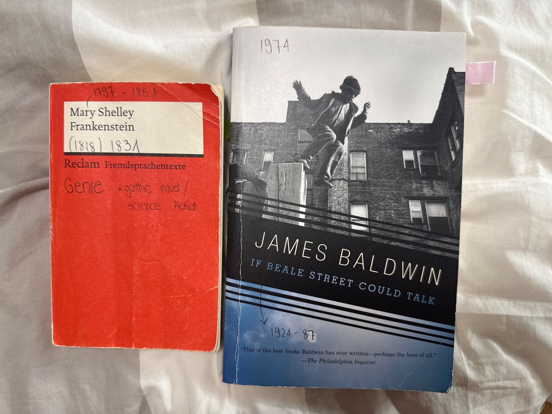 Libri: Englisch Bücher, James Baldwin, Frankenstein – Usato da Gampel venduto da 123user456
