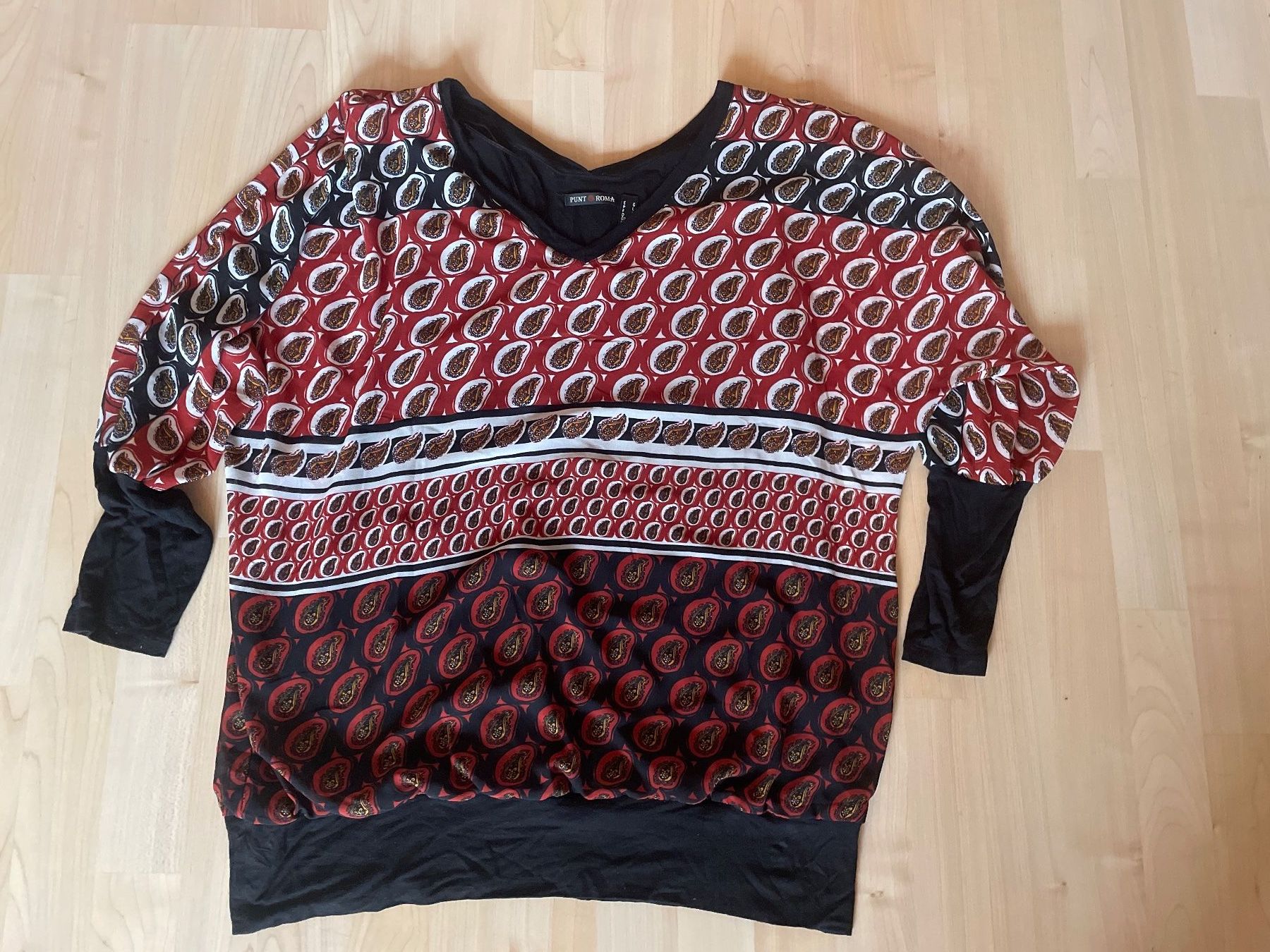Canottiere & Pantaloni: Damen Pullover Punto Roma bunt gemustert – Usato da Münsingen venduto da Ckolibri