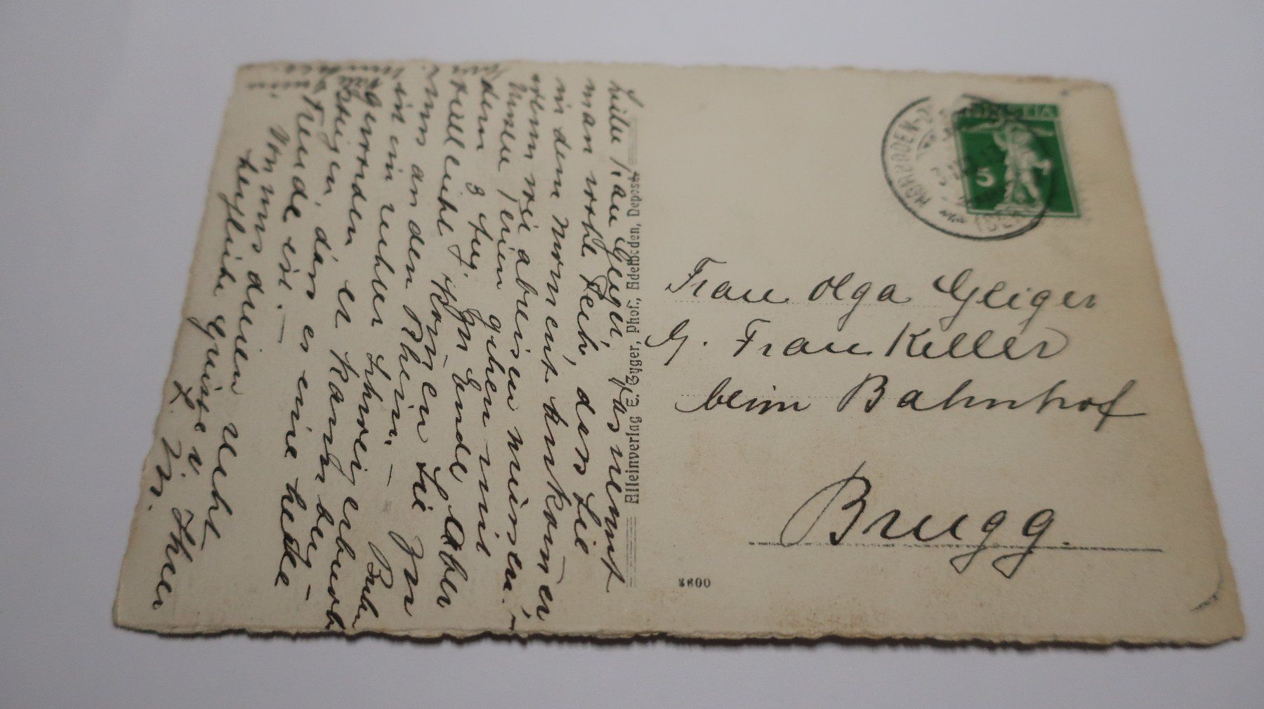 Cartoline postali: Adelboden ( Horboden 1913 ) – Usato da Cormoret venduto da Pascalll2001 3