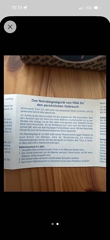 Sistemi d'allarme: Notrufsignalgerät – Usato da Rebstein venduto da Svnb03 1