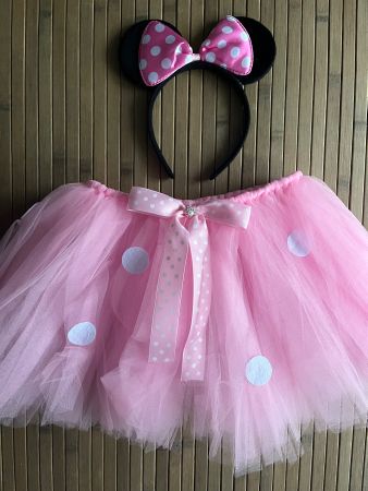 Minnie süsser Mädchen Tüllrock Fasnachtskostüm Gr. 2 jährige