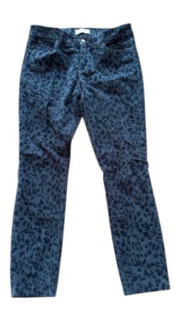 Esprit Hose, Leo-Print grau/schwarz, Gr. 40, neuwertig!