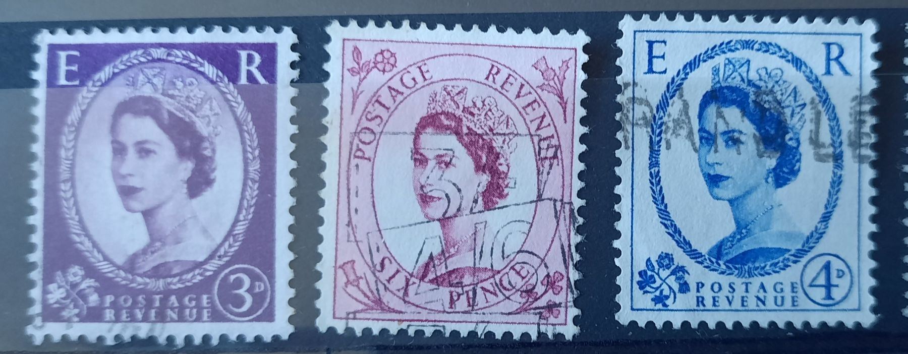 Tutti i francobolli: 5-22-3 Timbres anglais. Divers. – Usato da GENEVE venduto da Pjeronimo 2