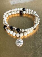 Schönes Mineralsteinarmband mit 925 Silber