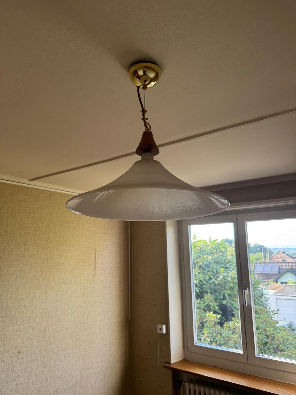 Kronleuchter & Deckenlampen: 2 Hängelampe Weiss – Gebraucht aus Untereggen von Gabriela-045