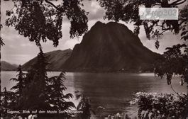 AK Lugano - Blick auf den Monte San Salvadore
