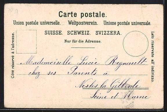 Cartes postales: Litho Schweiz, Schaffhausermädchen in T – D'occasion à Berlin par bartko-reher 1