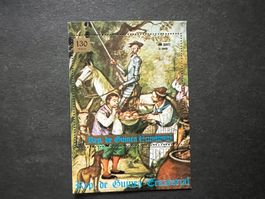 1972 Don Quijote Block gest. Guinea (A250)