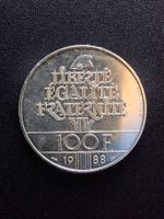 Pièce 100 Francs Liberté Egalité Fraternité 1988 - bon état