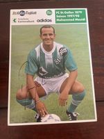 FC St. Gallen FCSG Vintage Autogrammkarte Mohamed Mouidi