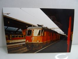 Foto SBB Re 6/6 11611"Rüti ZH" Zürich HB vor Schnellzug 1992