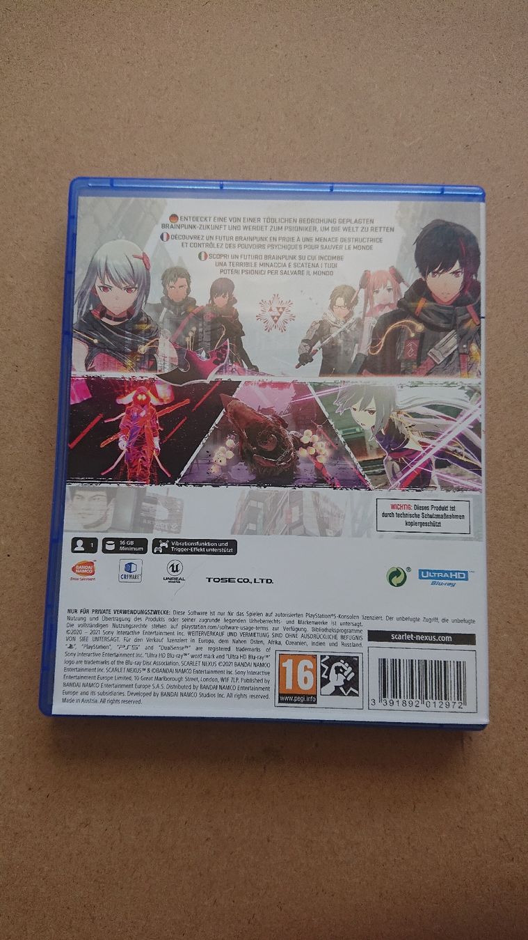 Giochi: Scarlet Nexus PS5 – Usato da Chur venduto da FreakofRarity 1