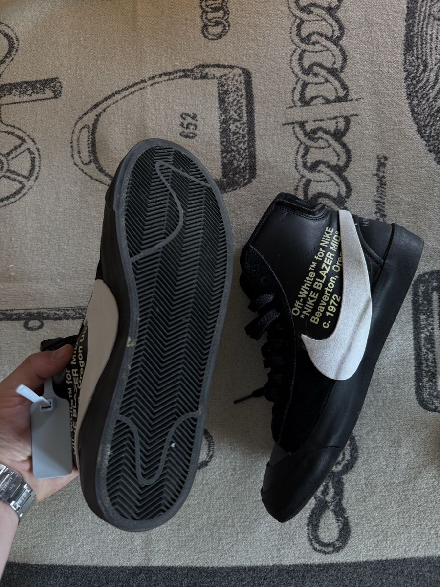Off-White Scarpe da uomo: Off-White x Nike Blazer Mid 'Grim Reapers' – Nuovo (secondo la descrizione) da Genève venduto da iry_67wr 2