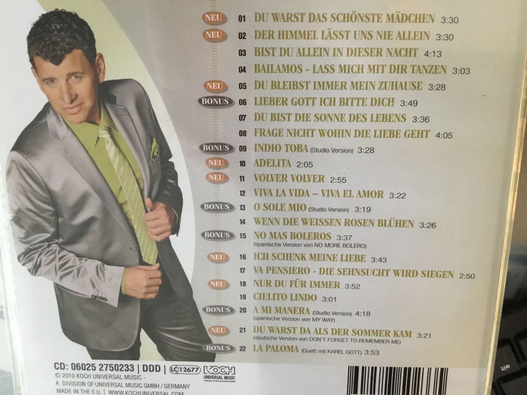 CDs: Semino Rossi CD - Die Liebe bleibt – Gebraucht aus Thierachern von sweden08 1