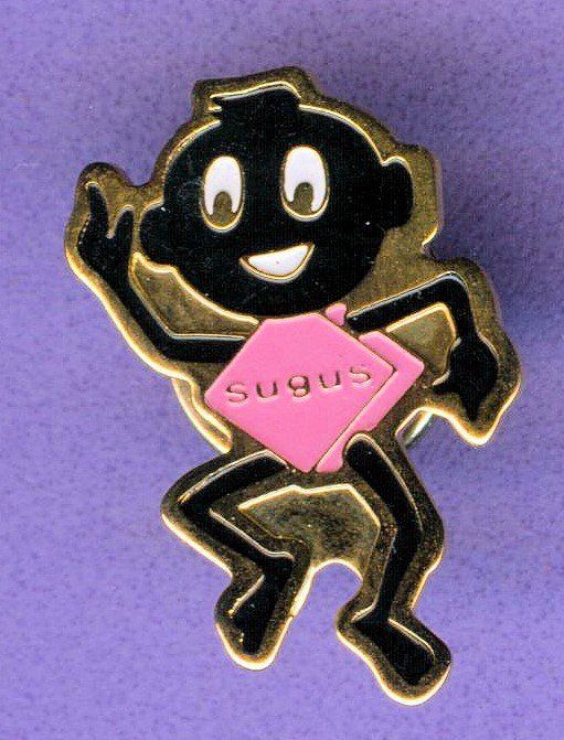 Sugus Placchette & Badge: sugus   Männchen – Usato da Winterthur venduto da Sammleroase
