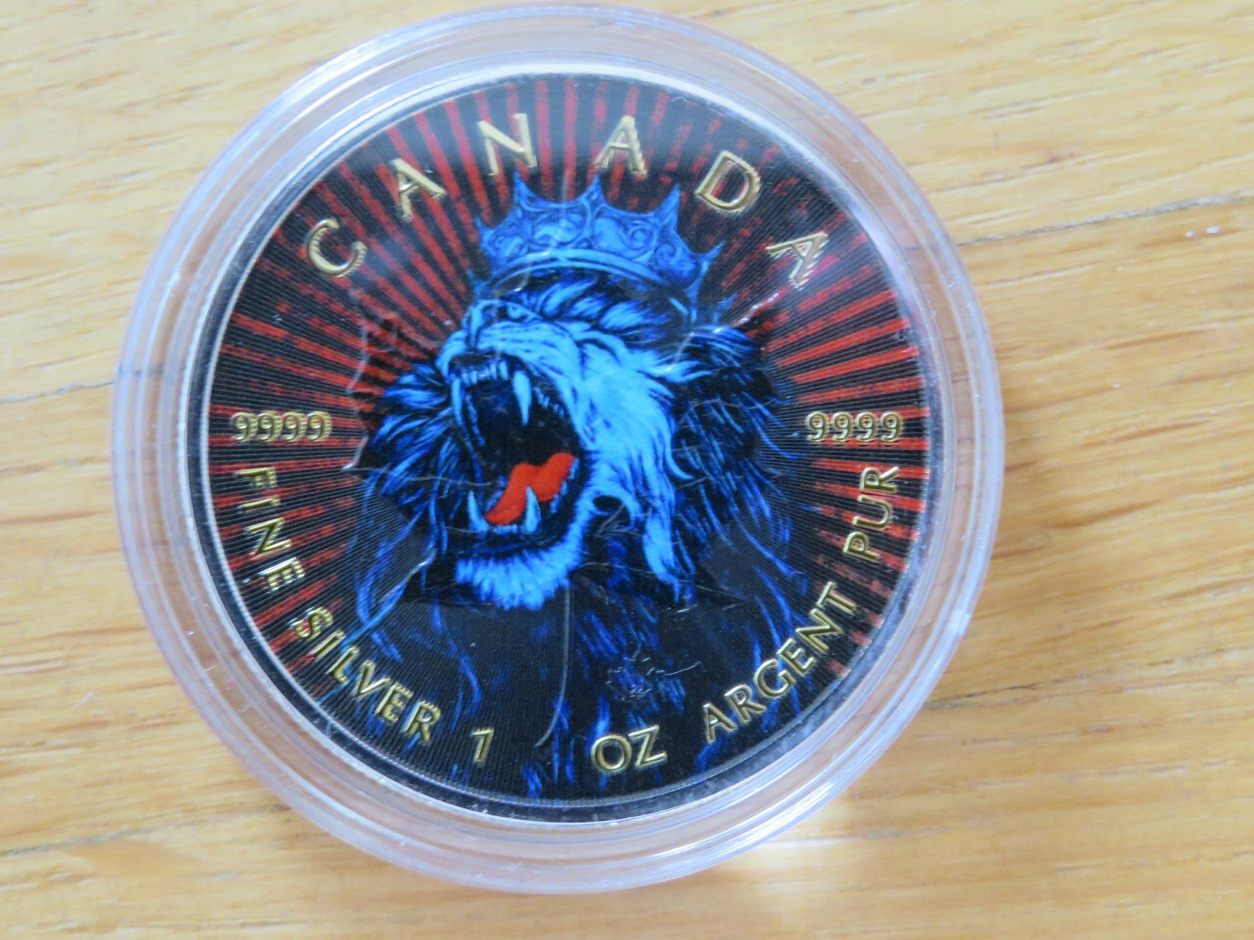 Tutti le monete: Lion King Maple Leaf 2022 Canada 1 OZ SILBER - COLOR EDIT – Nuovo (secondo la descrizione) da Wetzikon ZH venduto da Nicki6 3