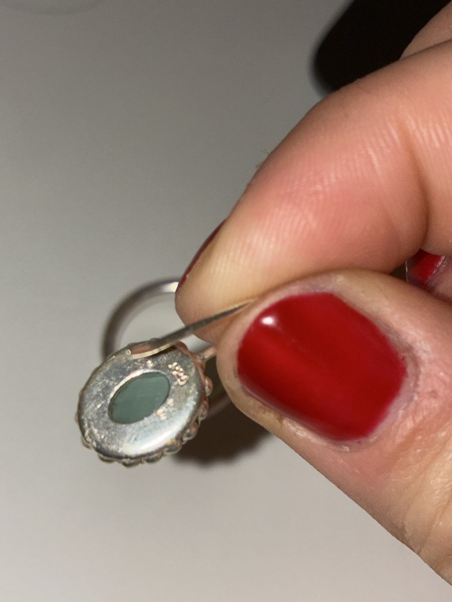 Anelli: Silber Ring und passende Ohrringe 925 mit – Usato da Luzern venduto da Jasminka94 2