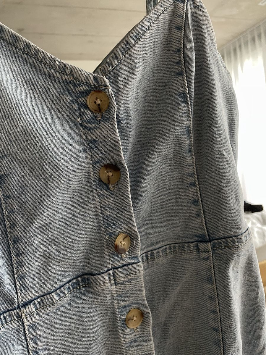 Zara Vestiti: Jeanskleid mit Knöpfen, Grösse 36 – Usato da Basel venduto da chantalchanelle 2
