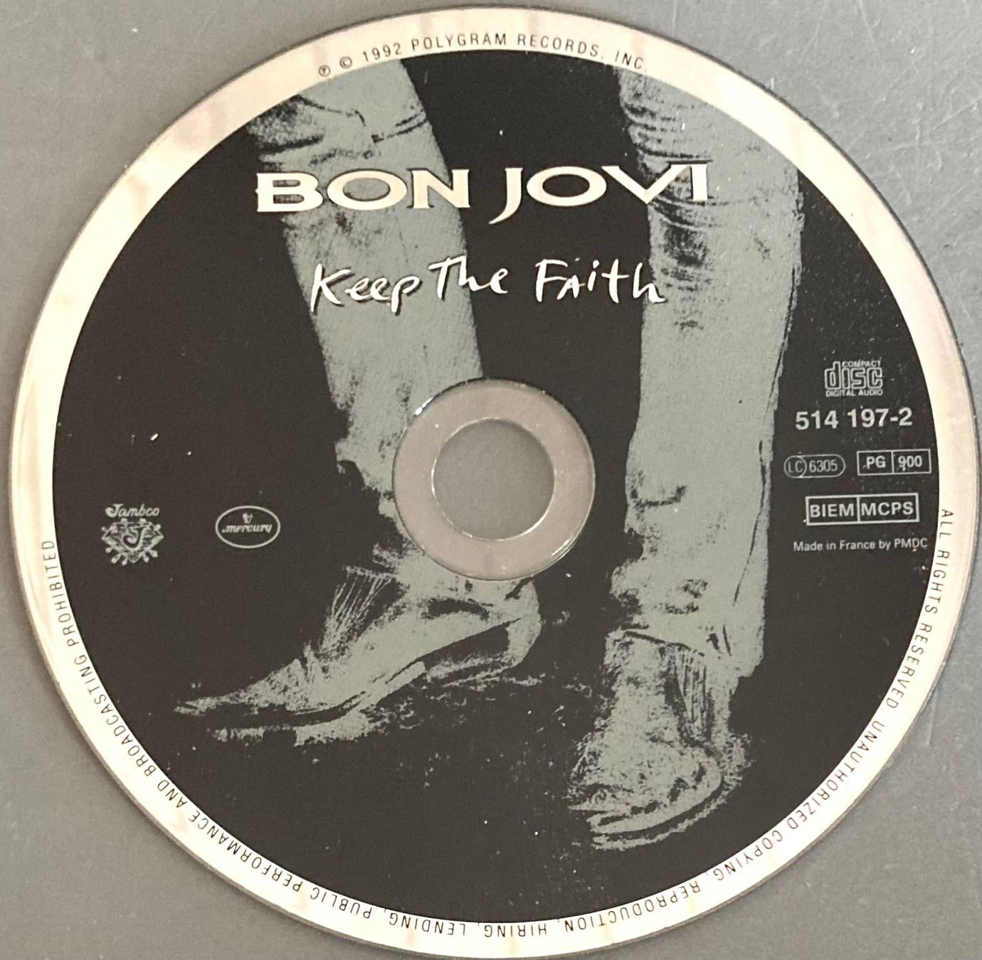 CD: BON JOVI - KEEP THE FAITH – Usato da Poliez-Pittet venduto da Newtown-Records 2
