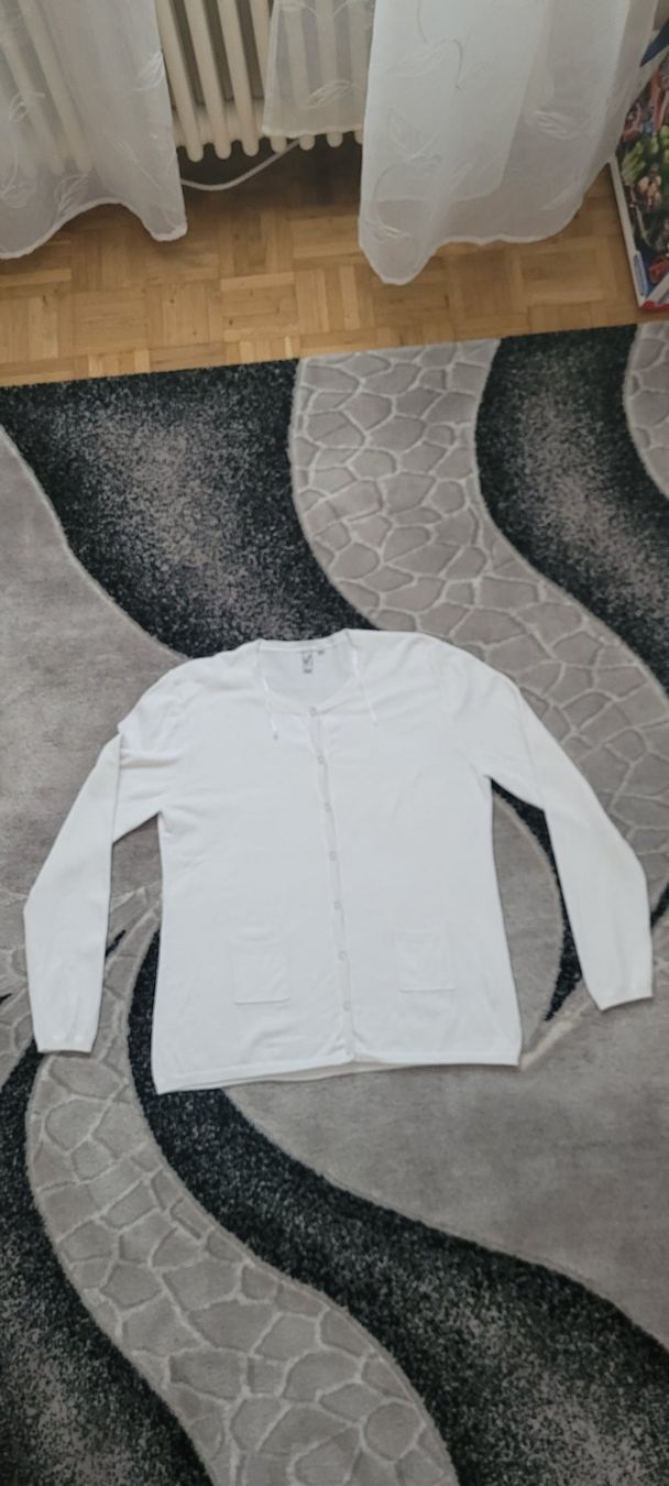 Giacche: M.X.O Cardigan blanc  ,elastique ,taille L – Nuovo (secondo la descrizione) da Vevey venduto da x_y_f 4
