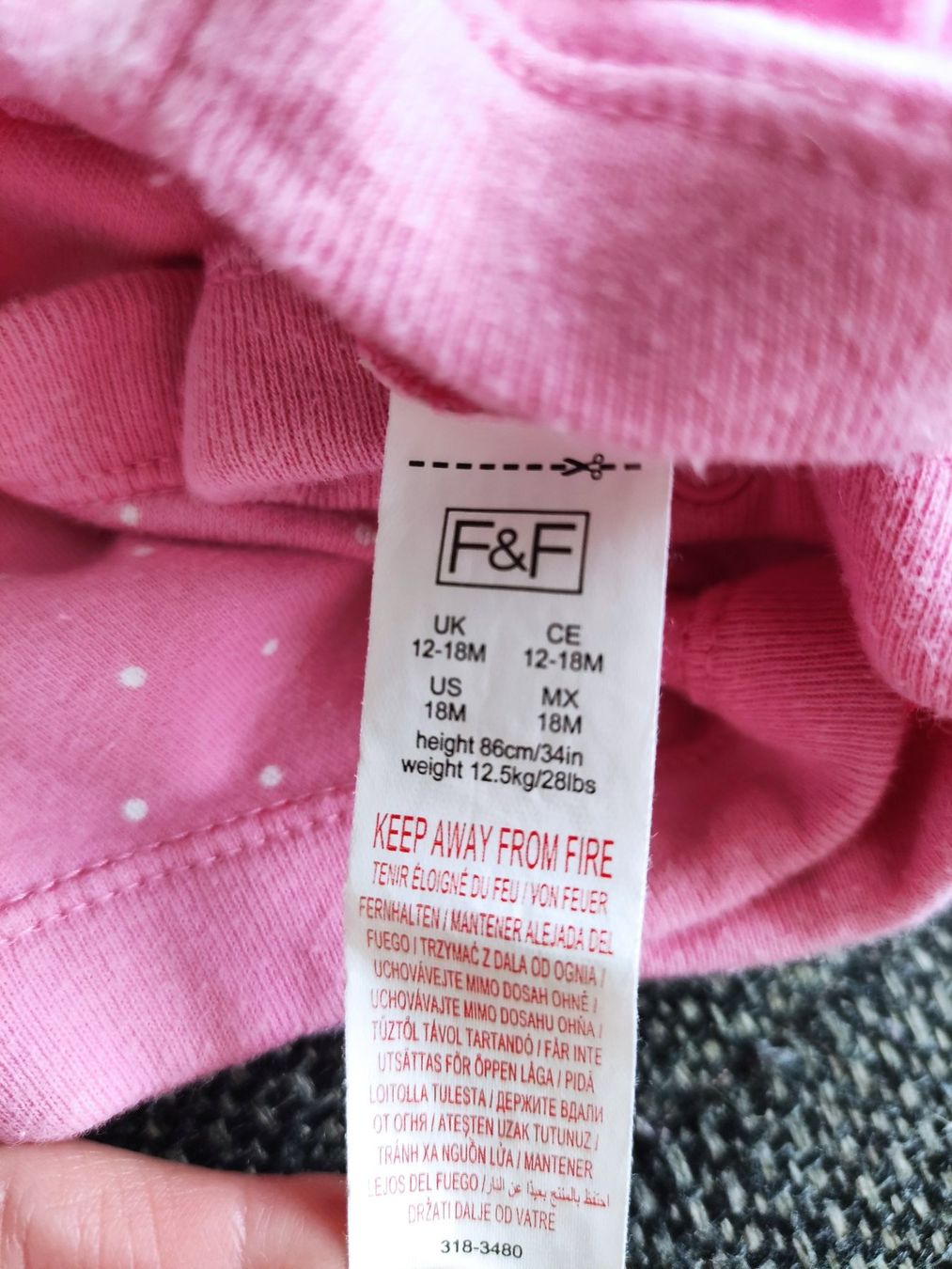 Unterwäsche: Body F&F Gr 86 – Gebraucht aus Zollikerberg von nmonika 1