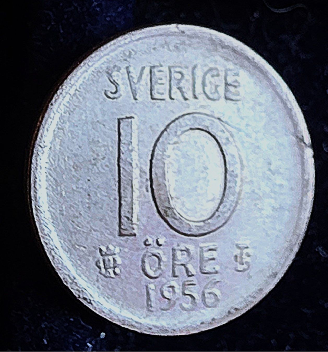 Alle Münzen: SCHWEDEN 10 ÖRE 1956 SILBER – Gebraucht aus winterthur von CoinPassion 1