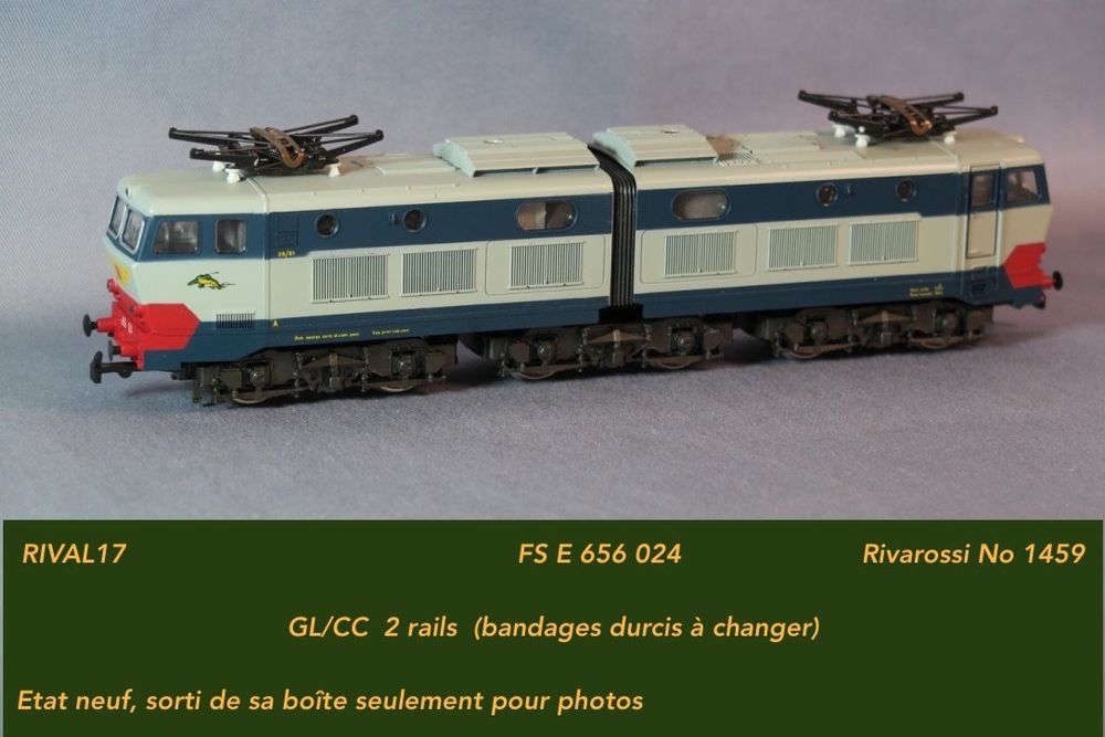 RIVAL17 FS E 656 024 Rivarossi No 1459 (Neu (gemäss Beschreibung)) in ...