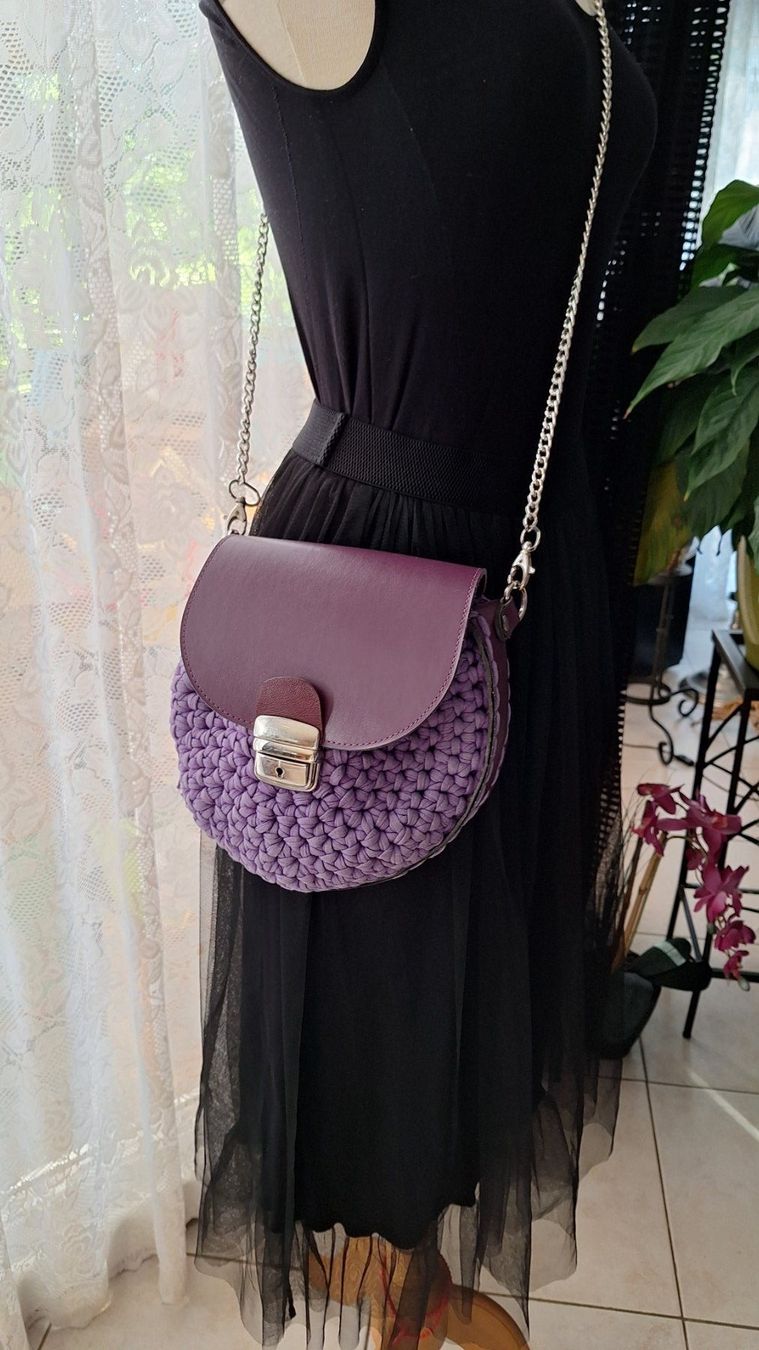 Taschen für Damen: Sac à main violet – Gebraucht aus St-Triphon von Jldr0