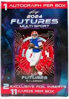 🔥 2024 LEAF FUTURES MULTI-SPORT BOX –1 HIT 🏈🏀⚾️⚽️
