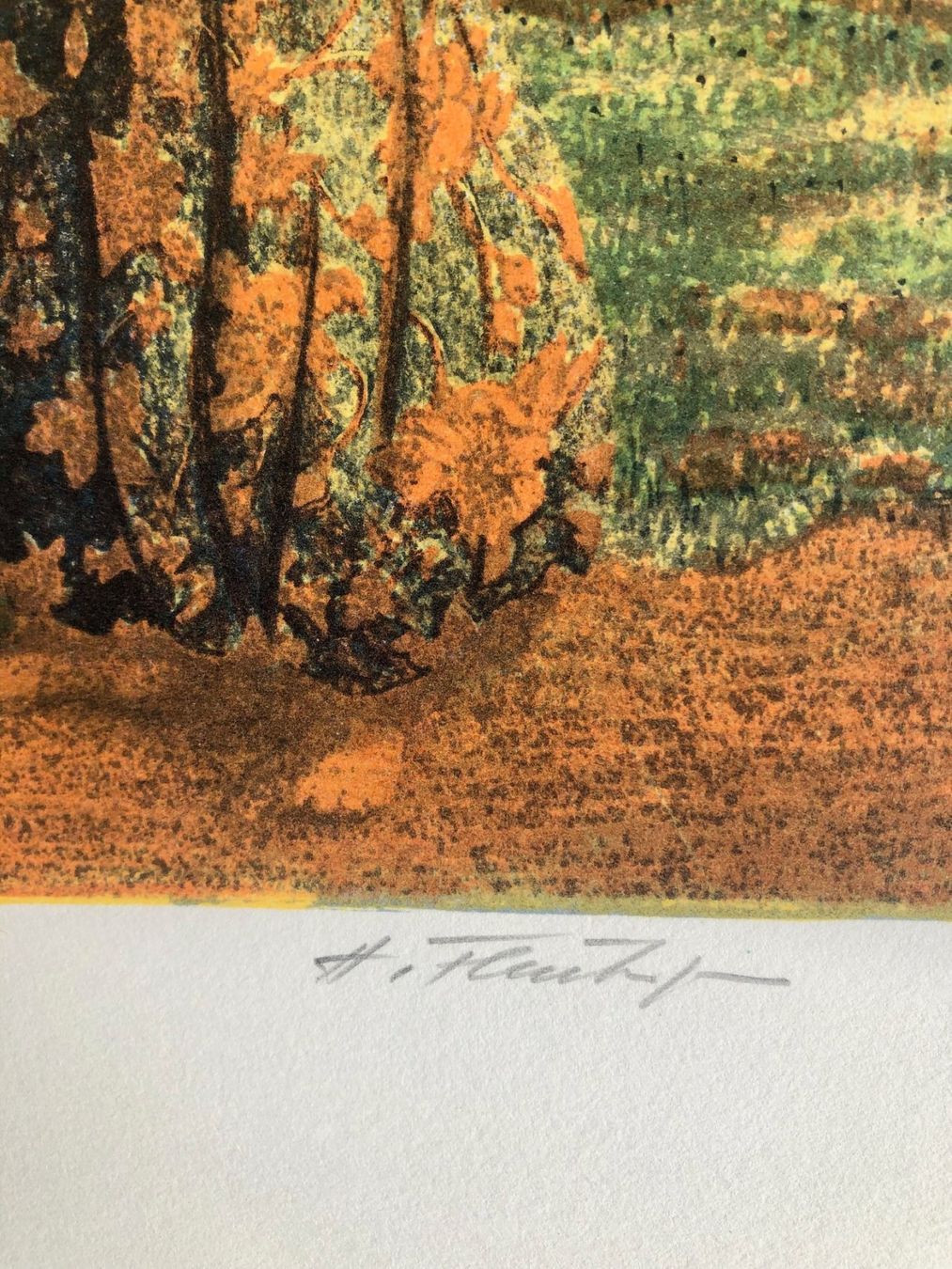 Grafica & Litografie: Lithographie von Hansjörg Flückiger 1983 – Usato da Winterthur venduto da Barunggeli 3
