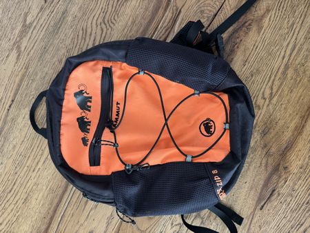 Kinderrucksack Mammut First Zip 8 orange schwarz gebraucht