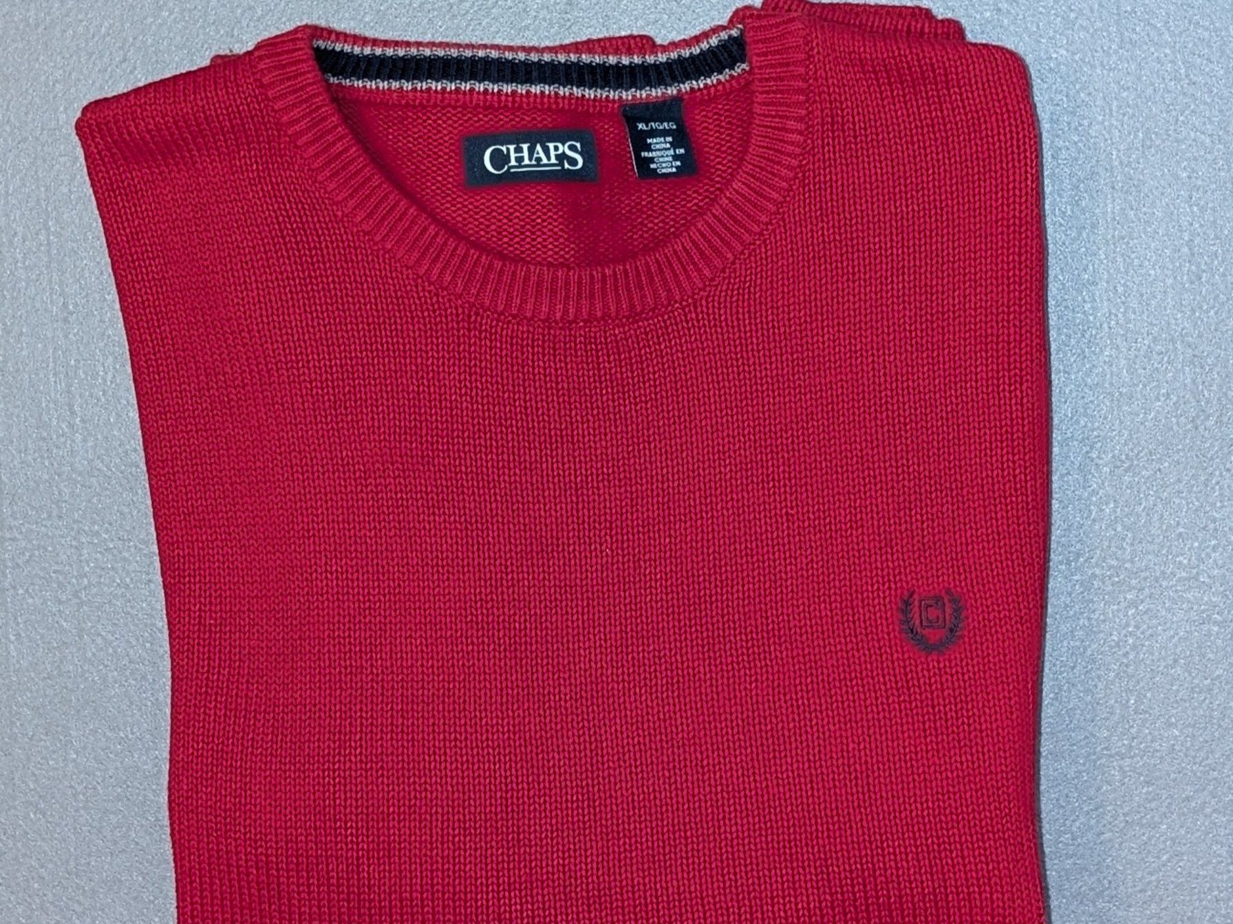 Maglioni & Felpe: Baumwollpullover, dunkelrot, Gr. 56/XL, CHAPS – Usato da Ermatingen venduto da Hanni_und_Nanni 1