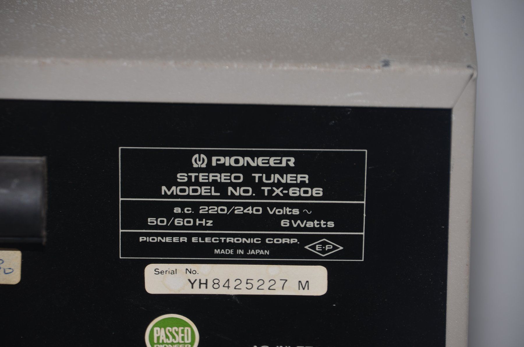 Pioneer Amplificatori: Pioneer Stereo Tuner TX-606 - Aplifier SA-506 – Difettoso da Collonges venduto da arashee 5