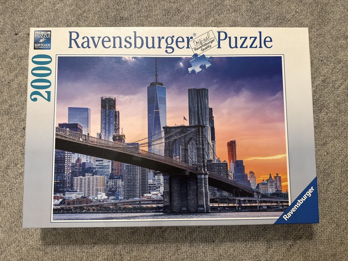 Puzzle: Ravensburger Puzzle 2000 Teile Brooklyn Bridge New York – Usato da Eschlikon TG venduto da PiMaNo