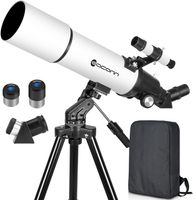 Astronomie Teleskop für Erwachsene Weiss