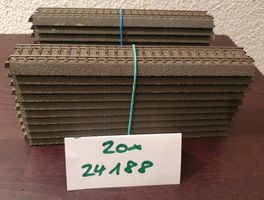 MÄRKLIN: 20 X GERADE C-GLEISE 24188