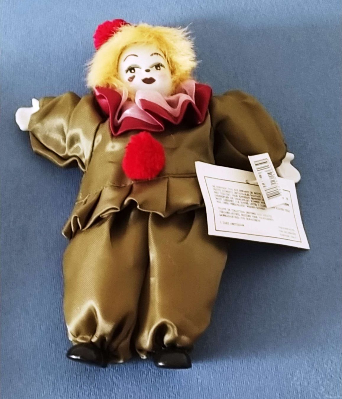 Bambole: Clown,  L. Dake Amsterdam - 25 cm - – Nuovo e nell'imballaggio originale da Zürich venduto da 1-2-3 5