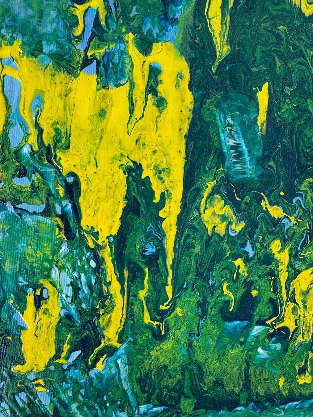 Dipinti: Ölbild 60 x 60 cm "Das grüne Wunder" – Usato da Kirchdorf AG venduto da coco123 2
