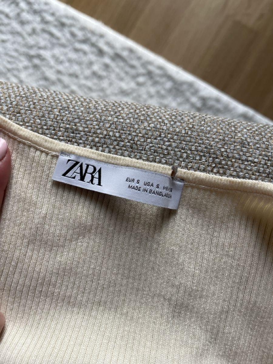Zara Tops: Zara langarm in Creme/butteryellow, Grösse S – Gebraucht aus Kriegstetten von Musli15 2