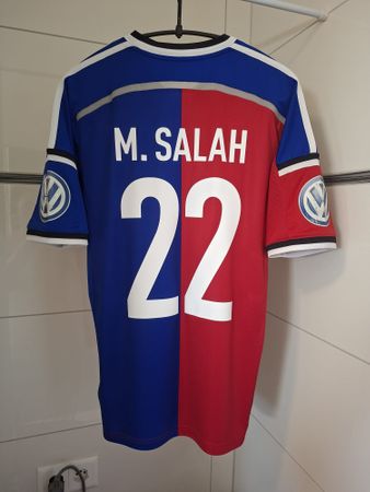 Fc Basel Original Trikot 2014 mit Salah Adidas Maillot