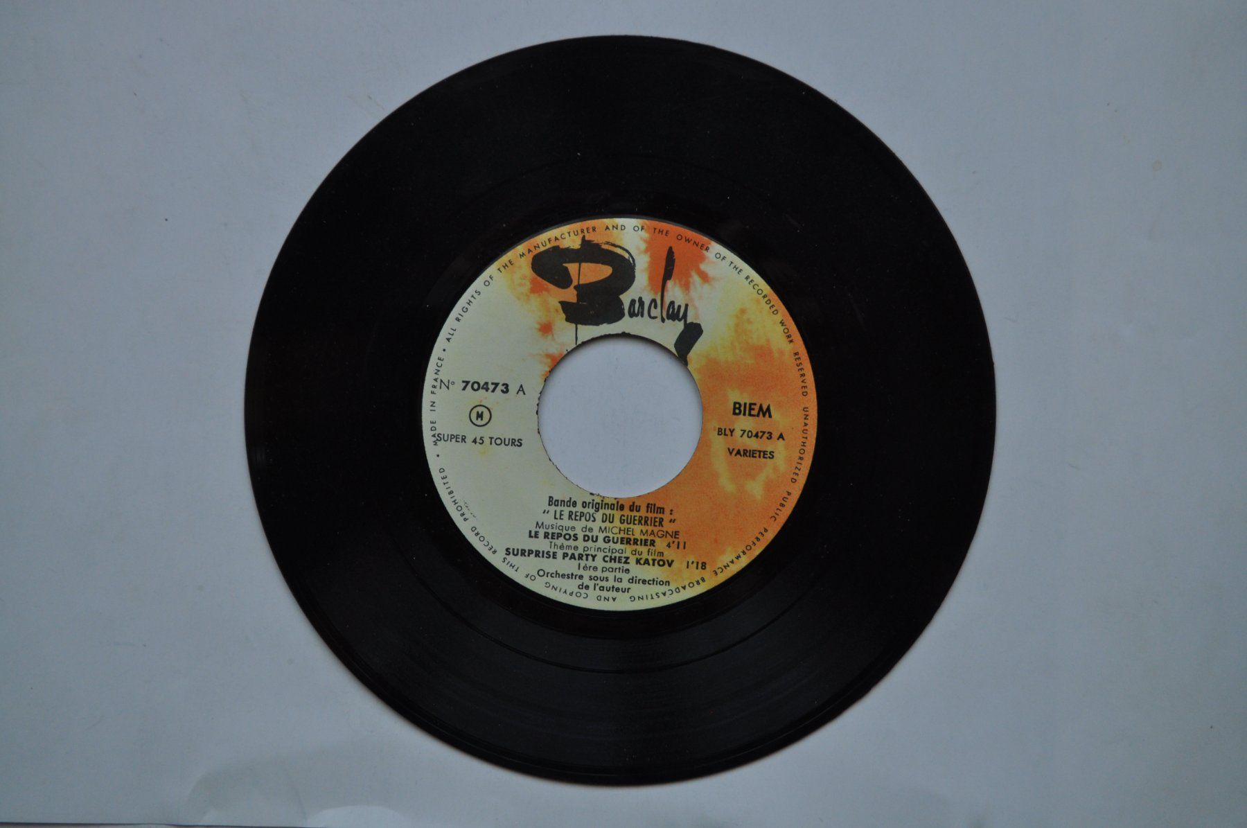 Dischi in vinile: Brigitte Bardot - Le Repos du Guerrier – Usato da Marin-Epagnier venduto da Vinil68 2