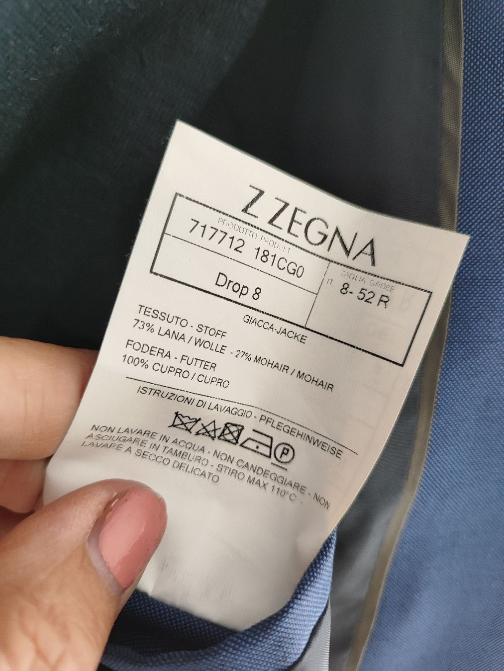 Zegna Giacche: zegna Blazer gr 52 – Difettoso da Langnau am Albis venduto da Judithsebi 4