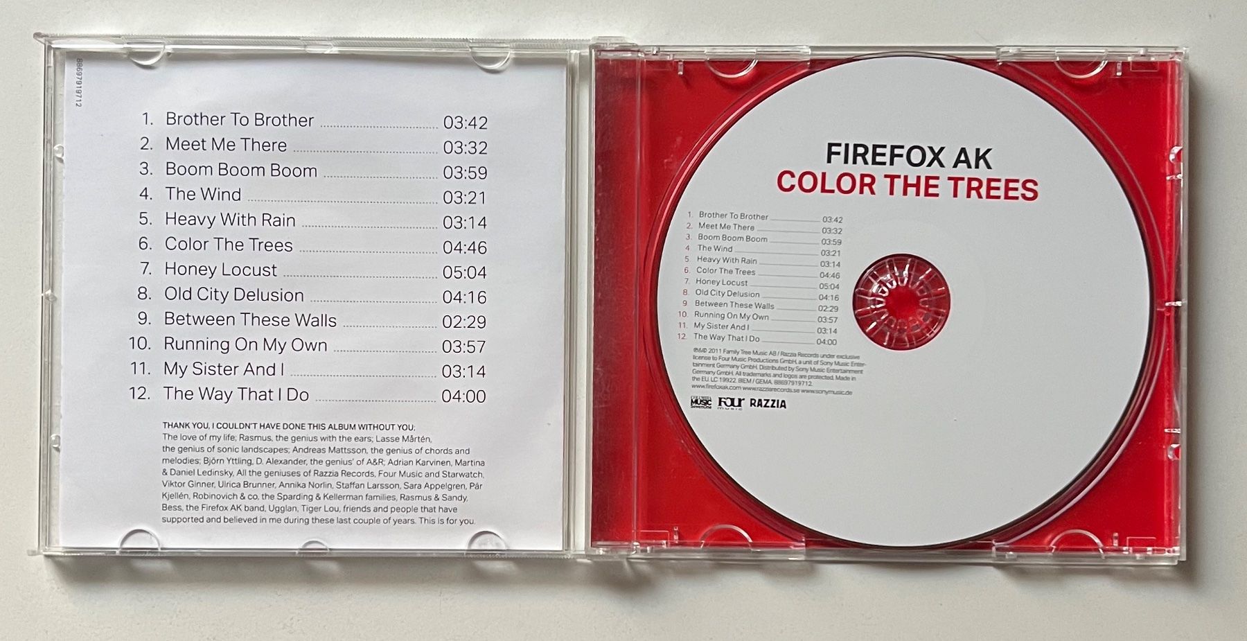 CD: Firefox AK / Color The Trees – Usato da Näfels venduto da rottabi 2