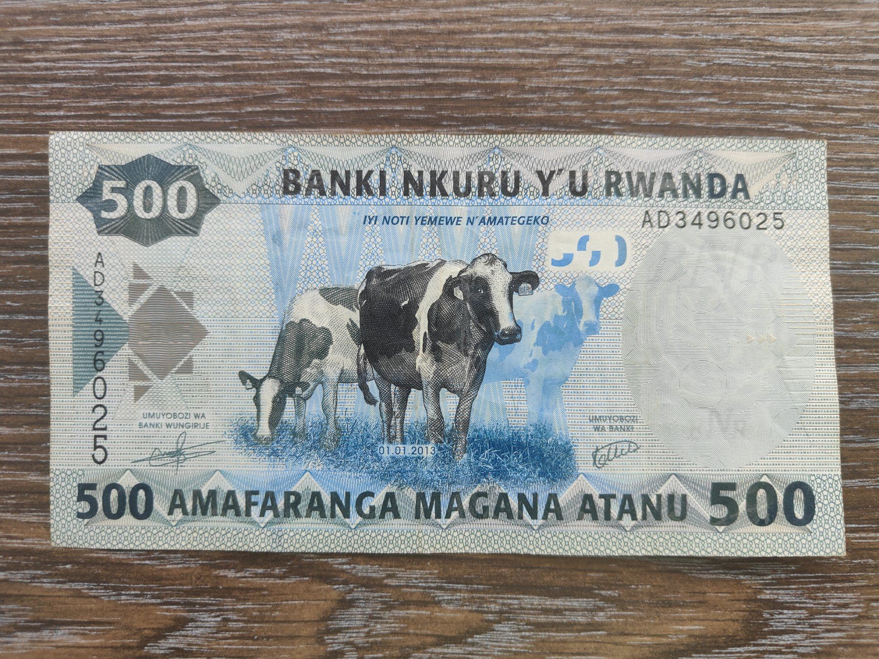 Banconote: Rwanda 500 Francs 2013 !!!!!! – Usato da Flaach venduto da Lonzo99