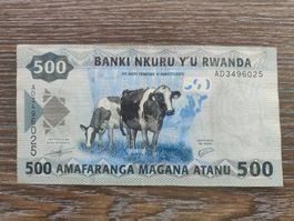Rwanda 500 Francs 2013 !!!!!!