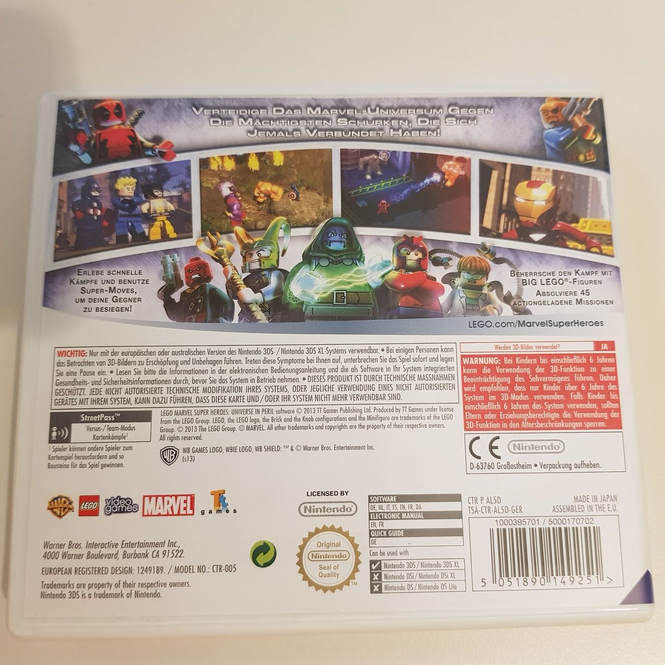 Nintendo Jeux: LEGO Marvel Super Heroes 3DS – D'occasion à Münchenstein par 2DGames 1