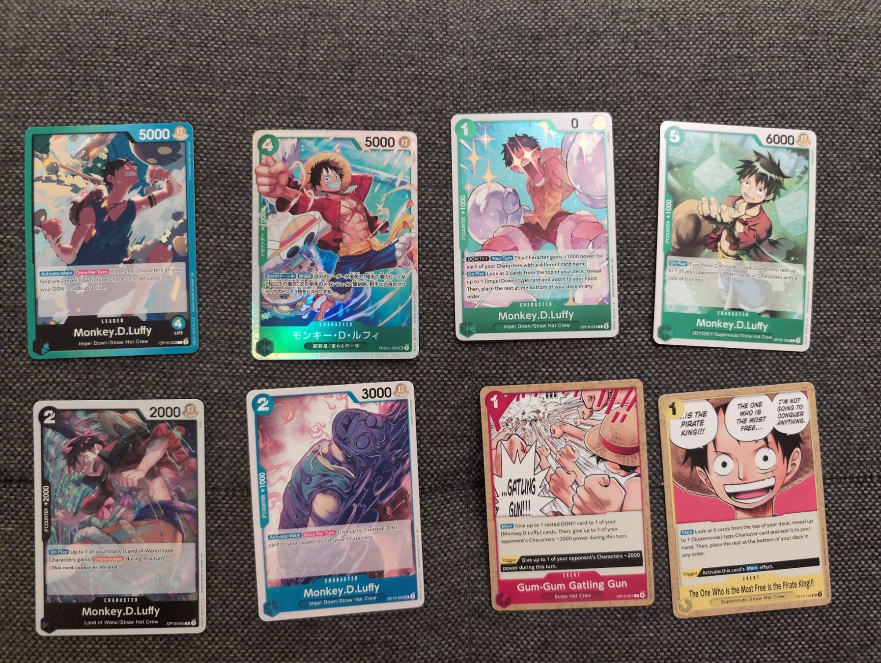 Bandai Carte collezionabili: One Piece TCG Karten, Luffy – Nuovo (secondo la descrizione) da Winterthur venduto da Sushy-Power